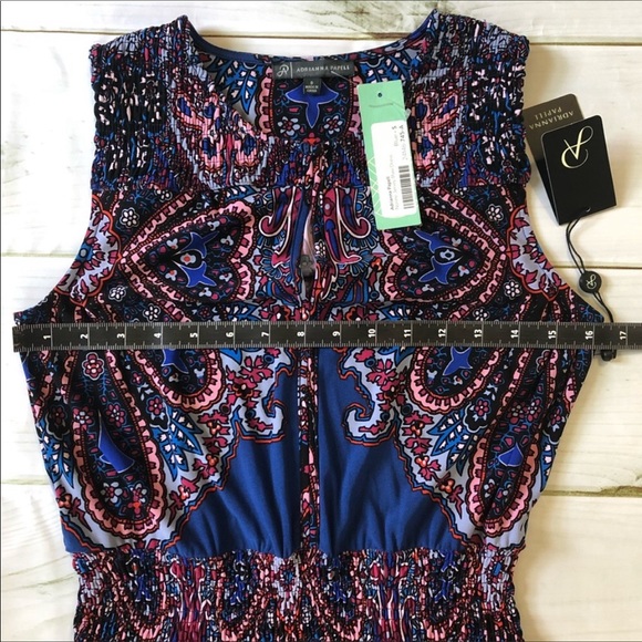 Adrianna Papell Nerine Sleeveless Maxi Dre… - Picture 5 of 8